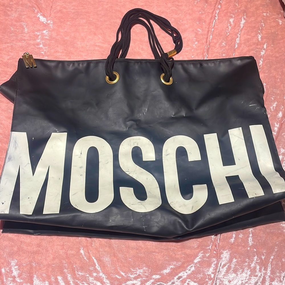 Moschino Redwall 1990’s Art Portfolio Bag Vintage